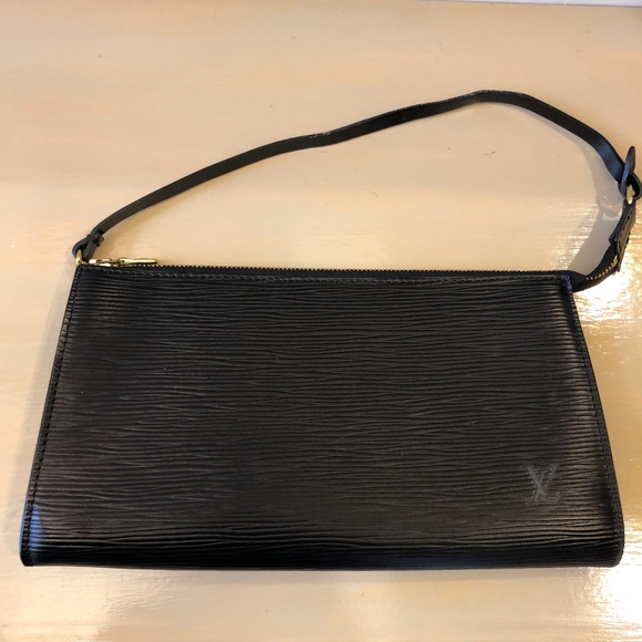 Louis Vuitton Handbags - Authentic Louis Vuitton Black  Epi Pochette